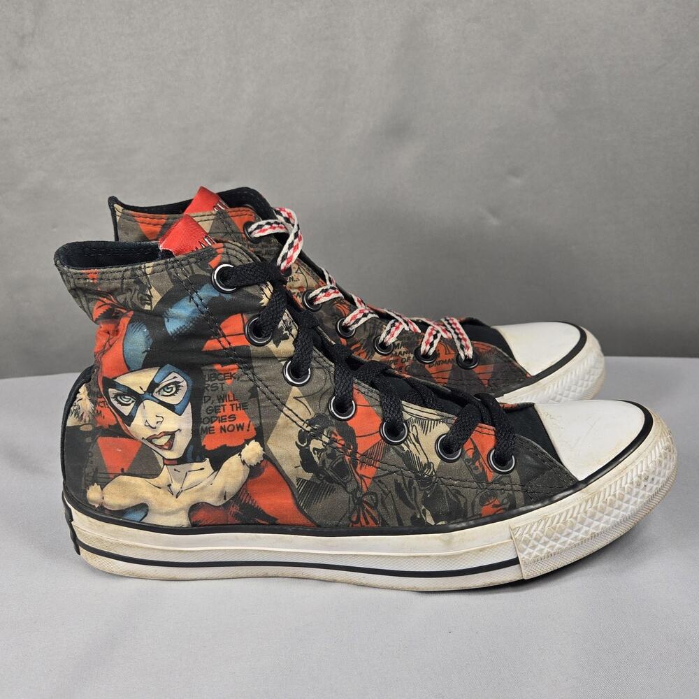 Converse Chuck Taylor All Star Harley Quinn Shoes M5 Womens 7 152599C DC Comics